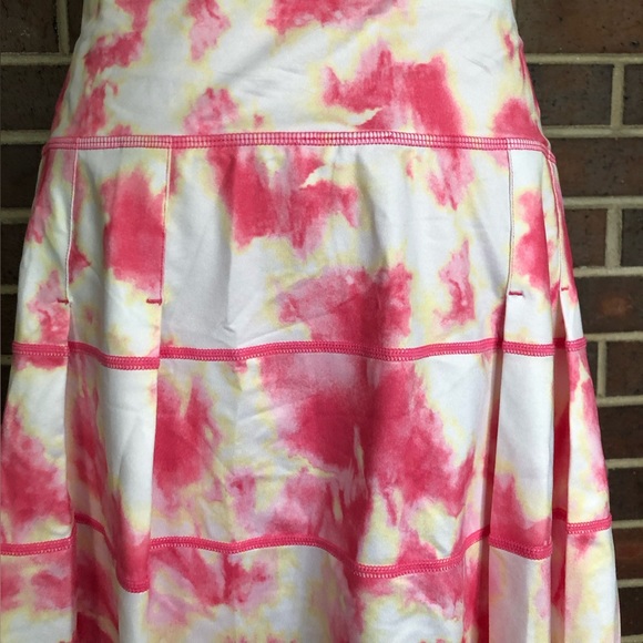 NWT Ideology Skort Womens Size XXL Pink Tie Dye Shorts Tiered Performance Golf - Picture 2 of 9